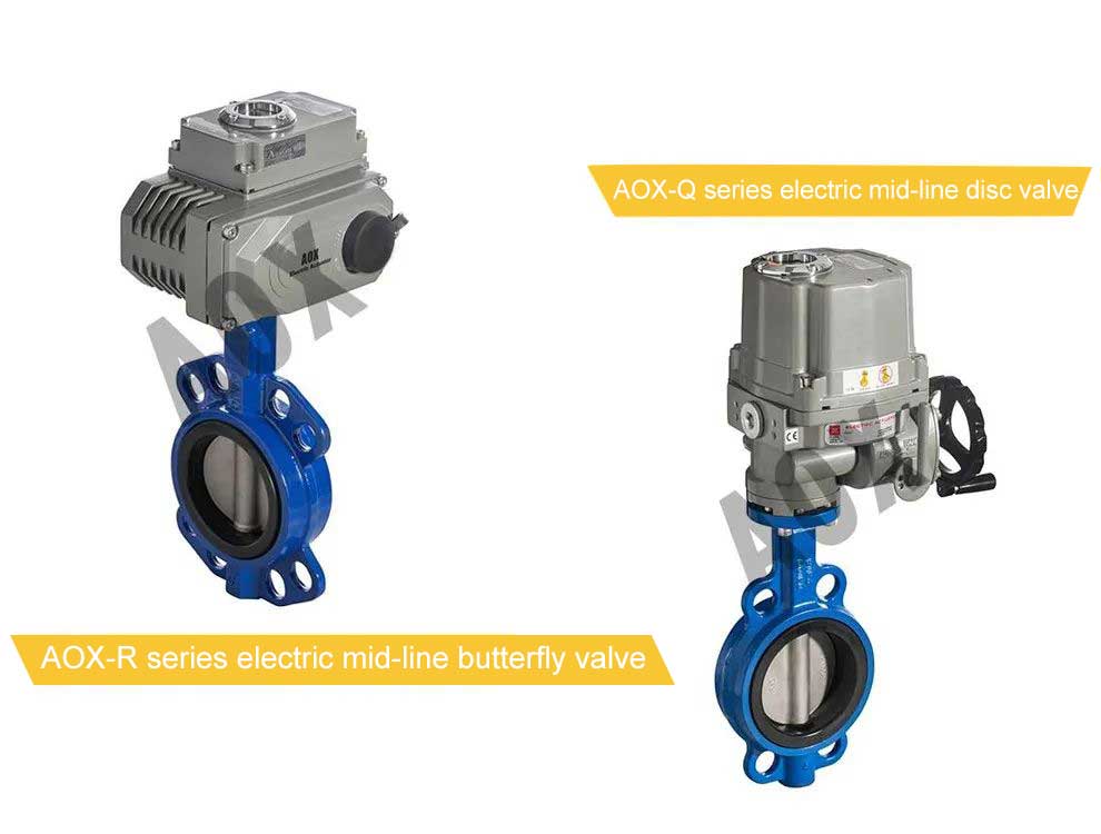 AOX-Supapă fluture electrică pentru linia centrală